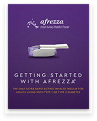 Thumbnail cover of the AFREZZA Getting Started Guide patient brochure (US-AFR-2520).