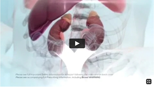 Video thumbnail: patient-facing explainer on AFREZZA formulation and pulmonary delivery.