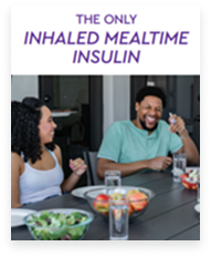 Thumbnail of the AFREZZA patient brochure cover.